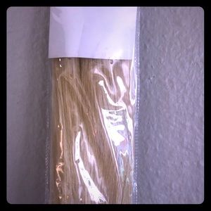 Weft human hair extensions